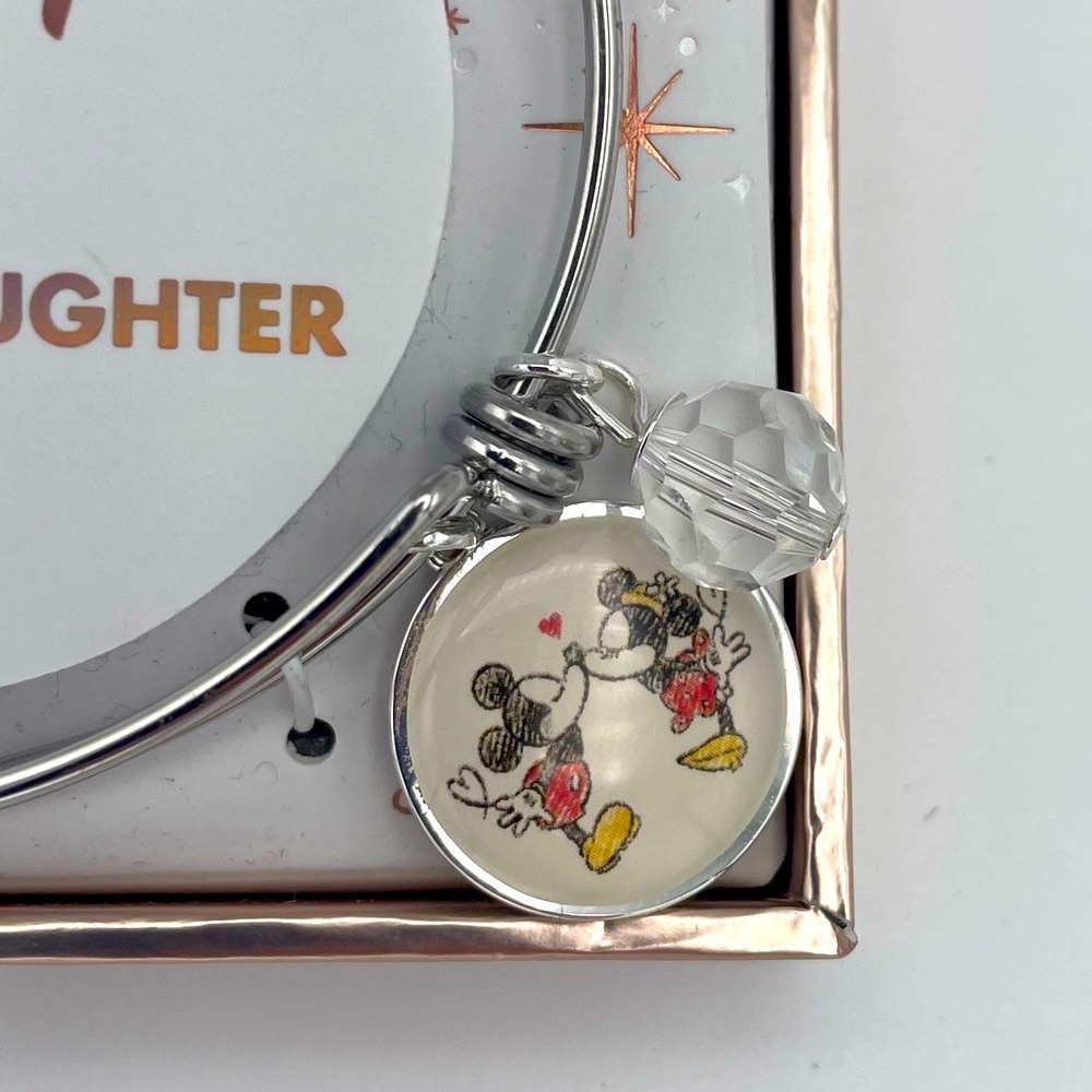 Disney Mickey & Minnie Mouse Love & Laughter Charm Bracelet